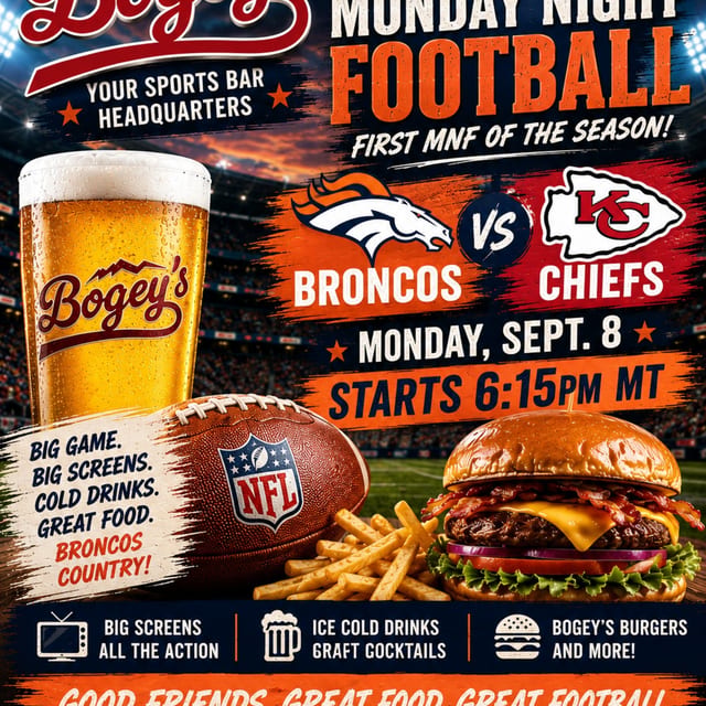 Monday Night NFL Season Opener!